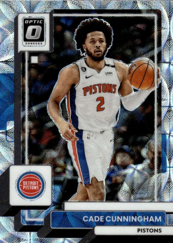 Cade Cunningham 2022 Optic #92 Premium Box Set /249 PSA 10