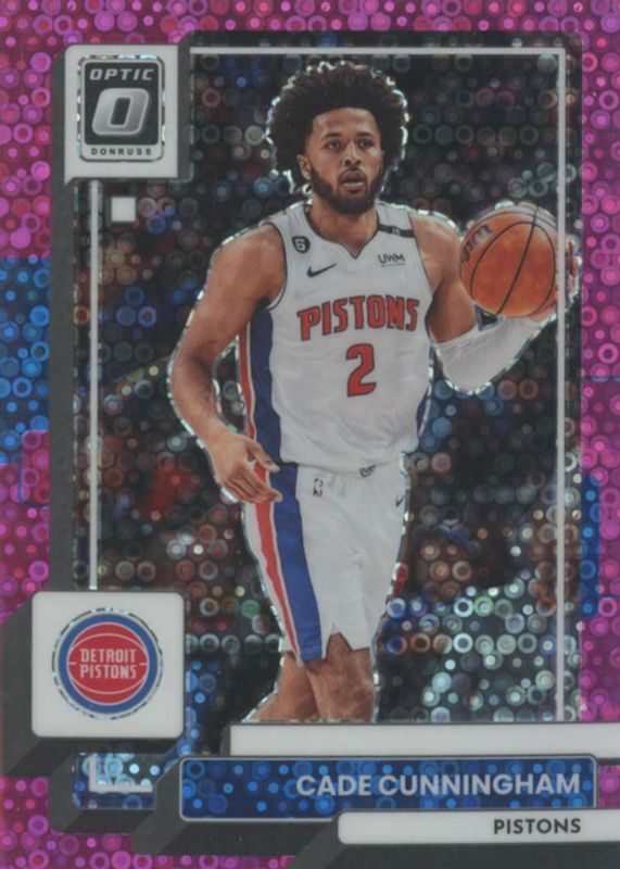 Cade Cunningham 2022 Optic #92 Fast Break Pink /25 PSA 10