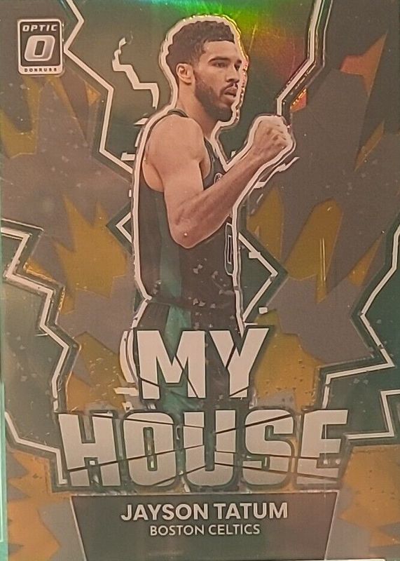 Jayson Tatum 2022 Optic #17 My House - Gold /10 PSA 10