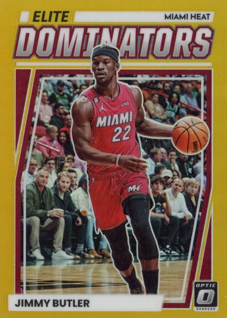 その他 JIMMY BUTLER /10 GOLD SPARKLING Jimmy Butler 2022 Optic #24 Elite Dominators - Gold /10