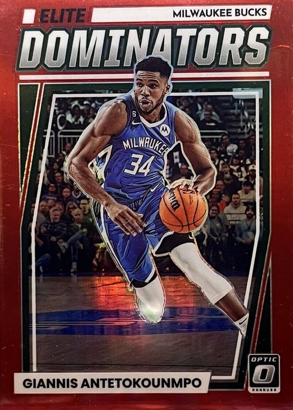 〇21-22 Donruss Optic Elite Dominators G.Antetokounmpo アデトクンボ 5