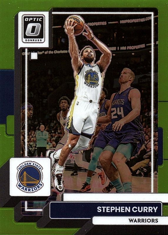 Stephen Curry 2022 Optic #96 Lime Green /149 PSA 10