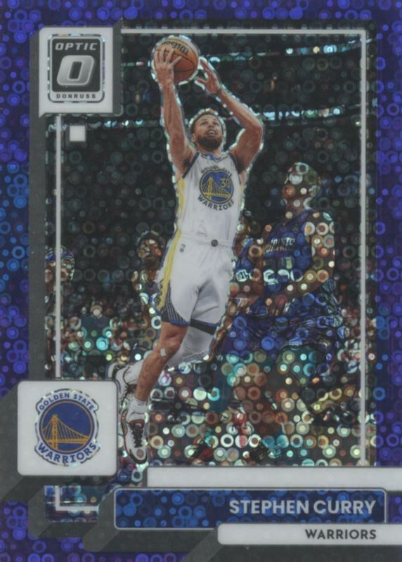 Stephen Curry 2022 Optic #96 Fast Break Purple /99 SGC 9.5