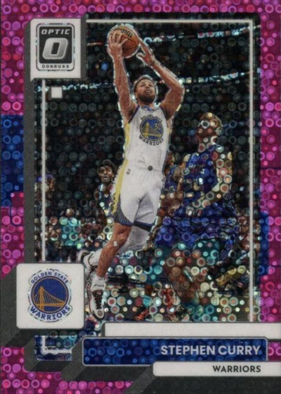 Stephen Curry 2022 Optic #96 Fast Break Pink /25 SGC 10