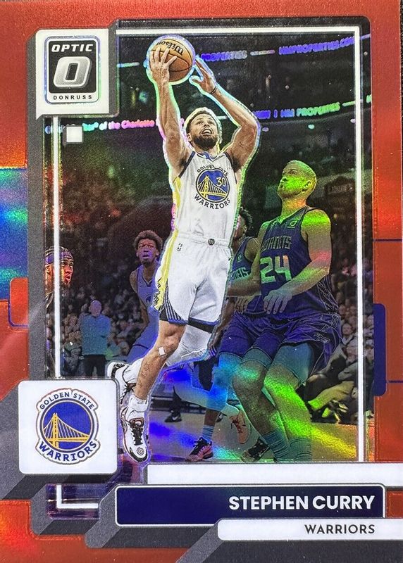 Stephen Curry 2022 Optic #96 Red /99 RAW