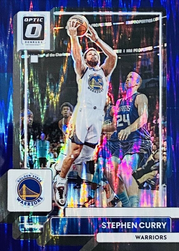 Stephen Curry 2022 Optic #96 Purple Shock PSA 10