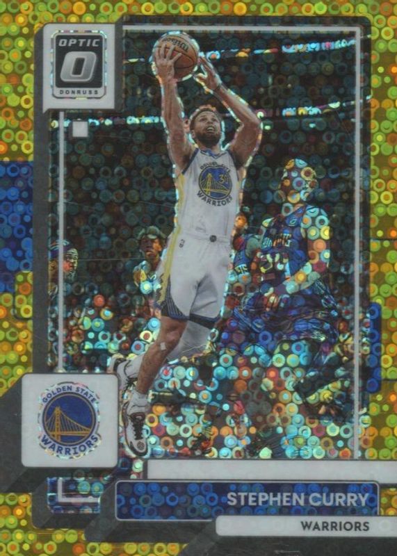 Stephen Curry 2022 Optic #96 Fast Break Gold /10 PSA 10