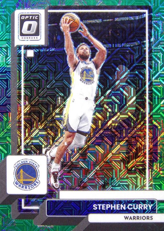 Stephen Curry 2022 Optic #96 Choice Dragon /(SSP) PSA 10