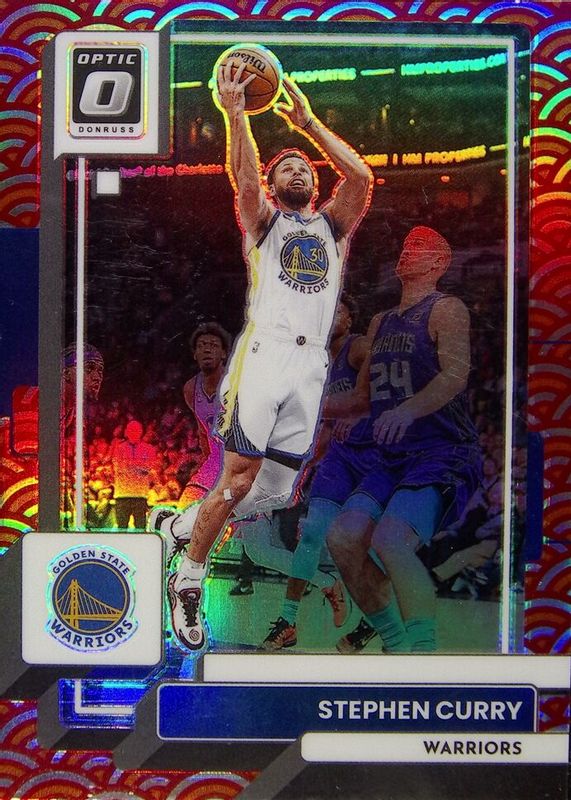 Stephen Curry 2022 Optic #96 Photon /(SSP) PSA 10