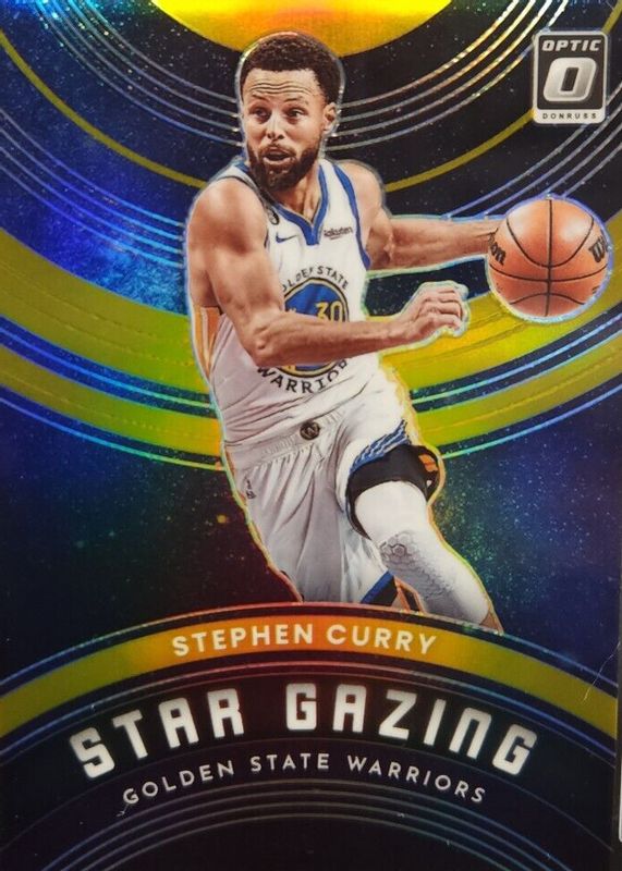 Stephen Curry 2022 Optic #10 Star Gazing - Gold /10 RAW