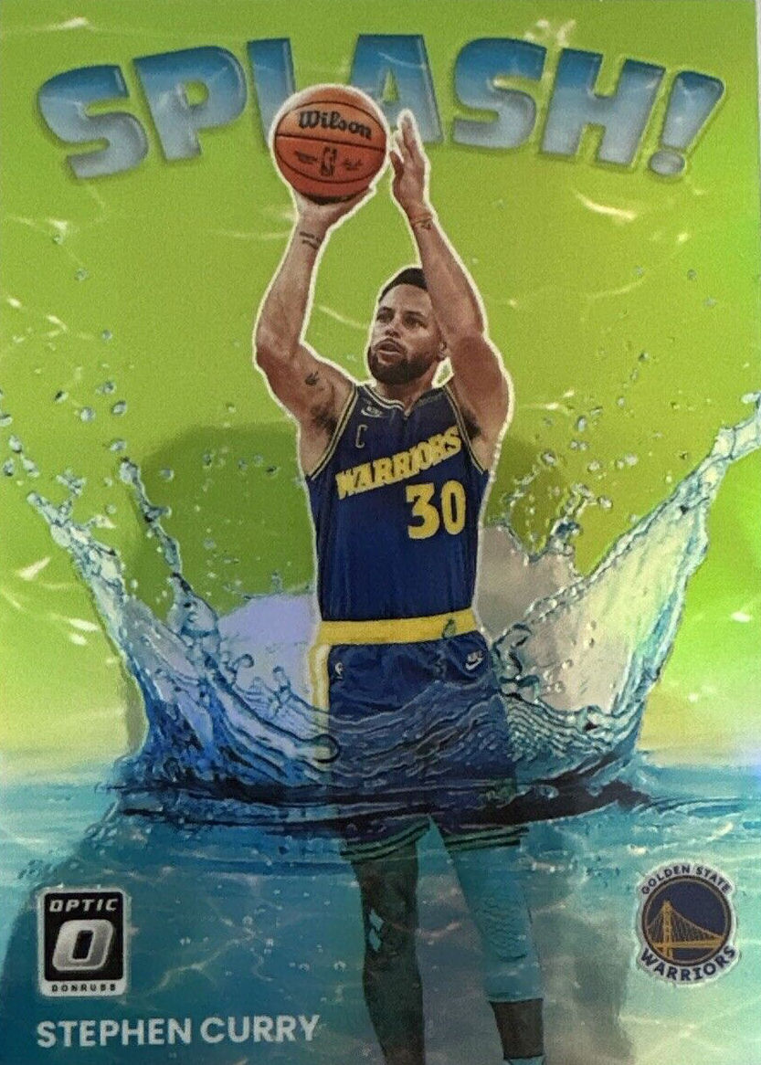 Stephen Curry 2022 Optic #10 Splash! - Lime Green /149 Price