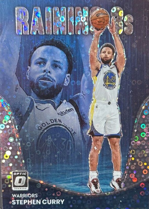 Stephen Curry 2022 Optic #1 Raining 3s - Fast Break SGC 9.5