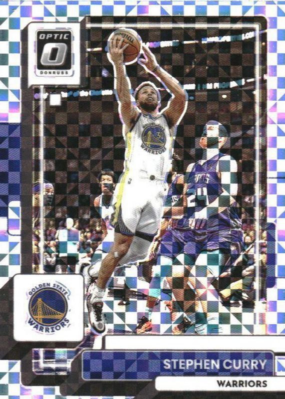 Stephen Curry 2022 Optic #96 Checkerboard PSA 10