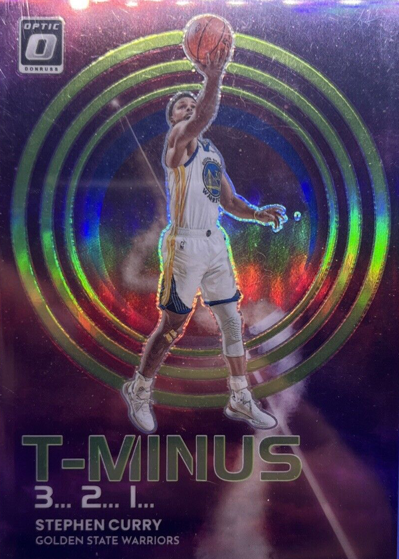 Stephen Curry 2022 Optic #10 T-Minus 321 - Lime