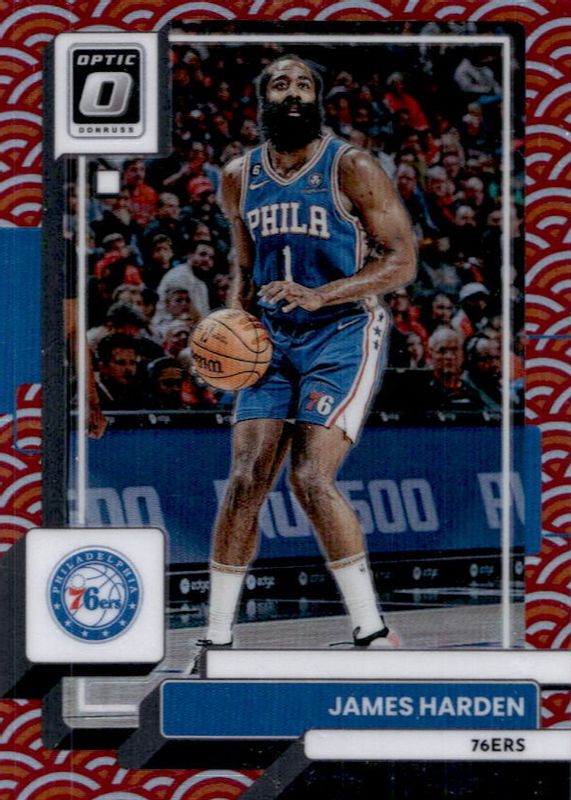 James Harden 2022 Optic #22 Photon /(SSP) SGC 9.5