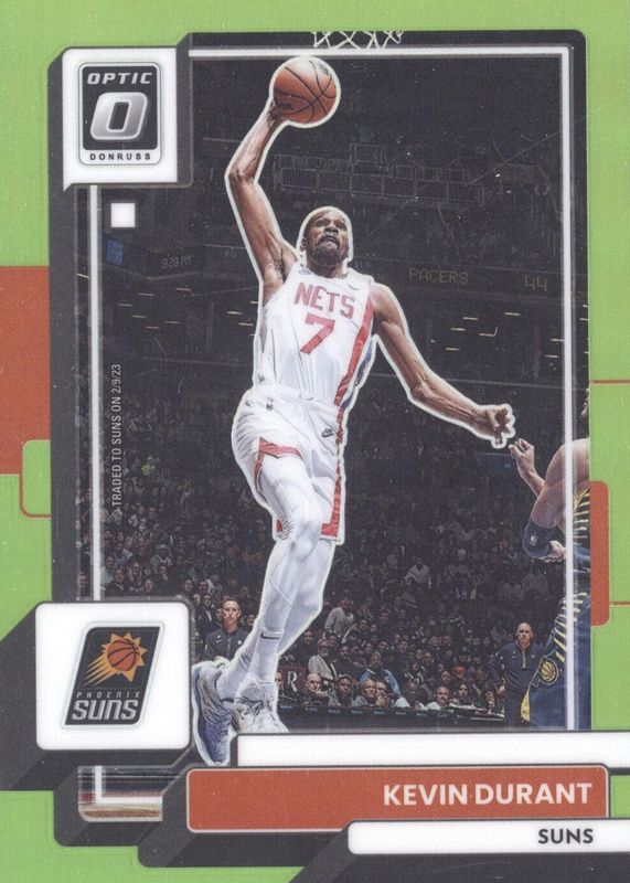 Kevin Durant 2022 Optic #9 Lime Green /149 PSA 10