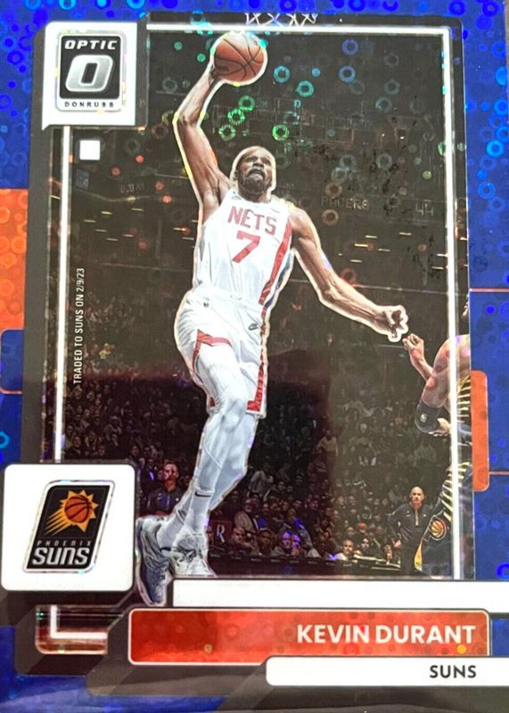 Kevin Durant 2022 Optic #9 Fast Break Blue /49 SGC 10