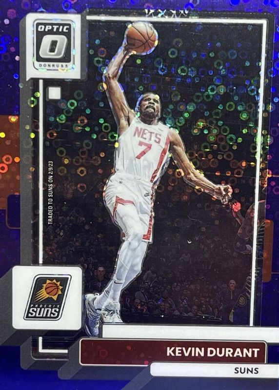 Kevin Durant 2022 Optic #9 Fast Break Purple /99 SGC 9.5