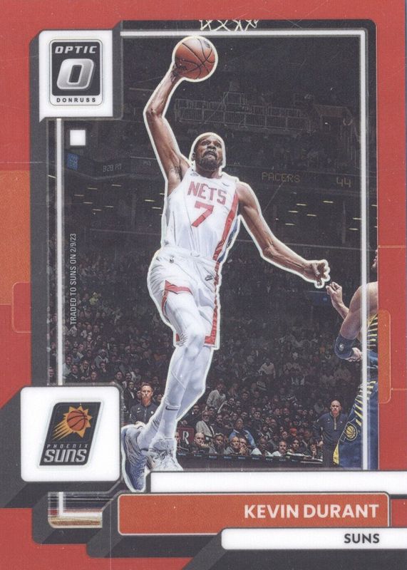 Kevin Durant 2022 Optic #9 Red /99 SGC 10