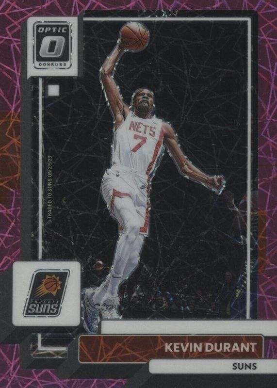 Kevin Durant 2022 Optic #9 Pink Velocity /79 PSA 10