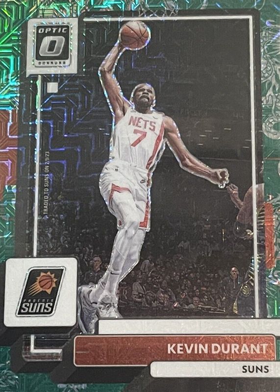 Kevin Durant 2022 Optic #9 Choice Dragon /(SSP) BGS 9.5