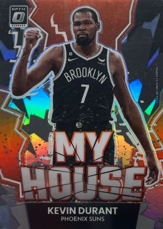 Kevin Durant 2022 Optic #15 My House - Holo SGC 10