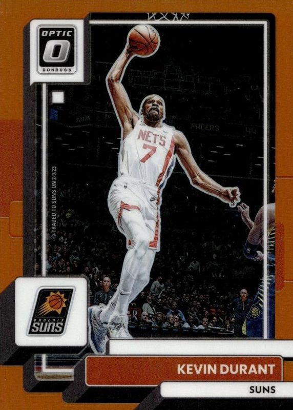 Kevin Durant 2022 Optic #9 Orange /199 PSA 9