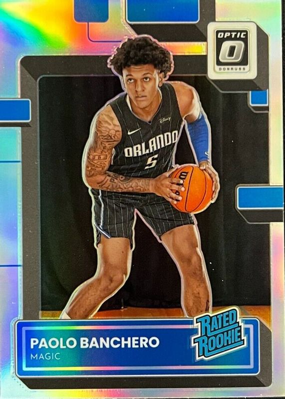 Paolo Banchero 2022 Optic #221 Holo Rookie PSA 10