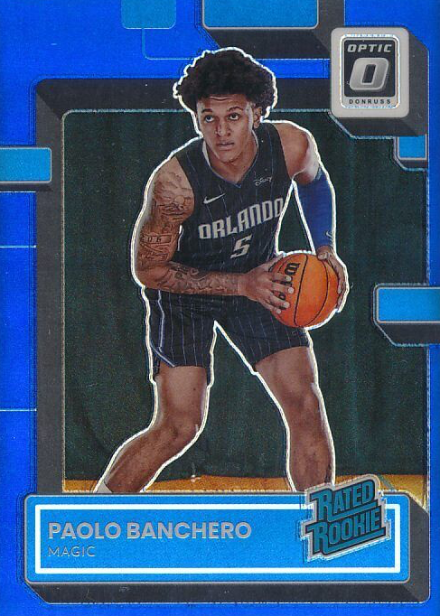 Paolo Banchero 2022 Optic #221 Blue /49 Price Guide - Sports Card