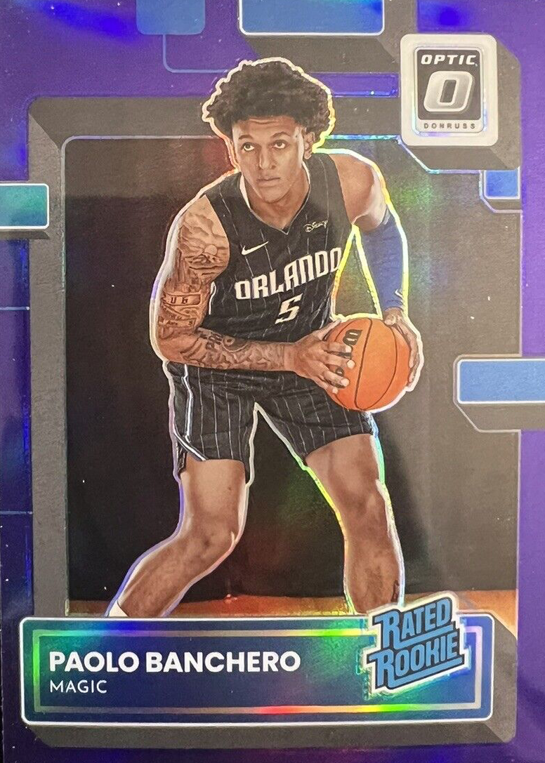 Paolo Banchero 2022 Optic #221 Purple Price Guide - Sports Card