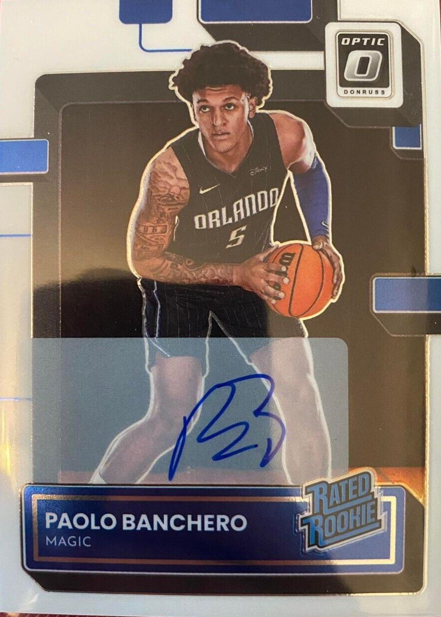 Paolo Banchero 2022 Optic #221 Rated Rookie Signatures Price