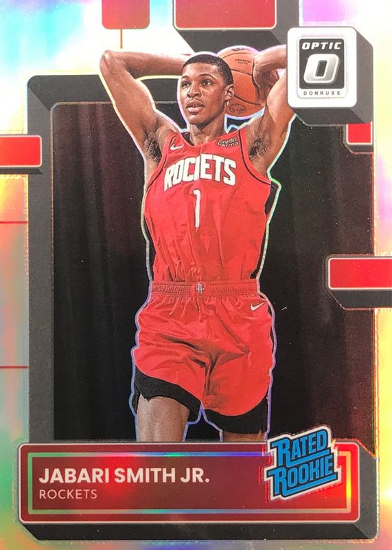 Jabari Smith Jr. 2022 Optic #240 Holo Rookie PSA 10