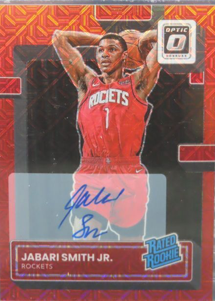 Jabari Smith Jr. 2022 Optic #240 Rated Rookie Signatures - Choice