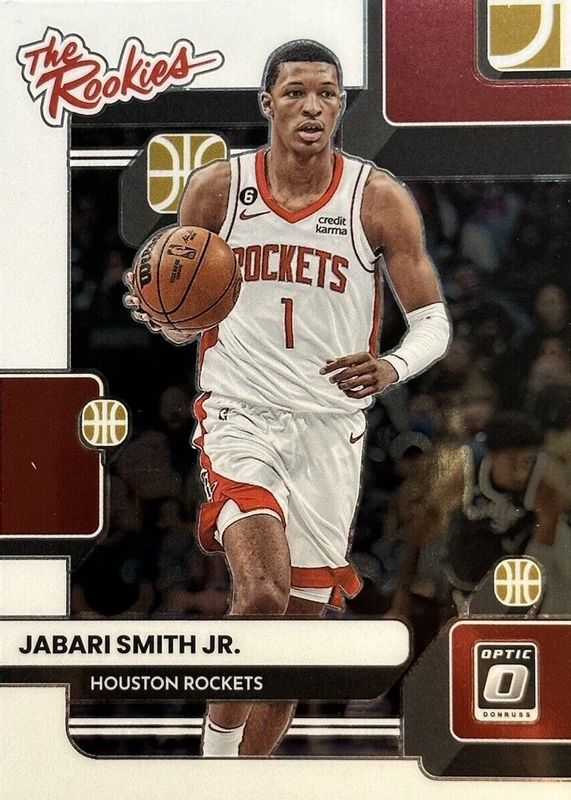 Jabari Smith Jr. 2022 Optic #3 The Rookies Rookie PSA 10