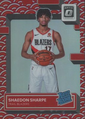 Shaedon Sharpe 2022 Optic #249 Base Price Guide - Sports