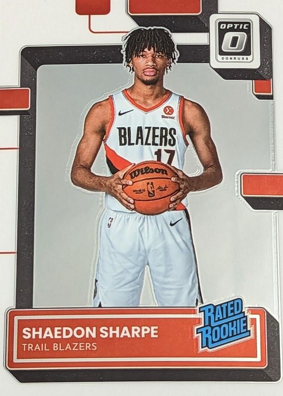 Shaedon Sharpe 2022 Optic #249 Base Rookie PSA 10