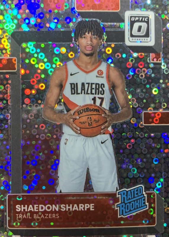 Shaedon Sharpe 2022 Optic #249 Fast Break Rookie BGS 9.5