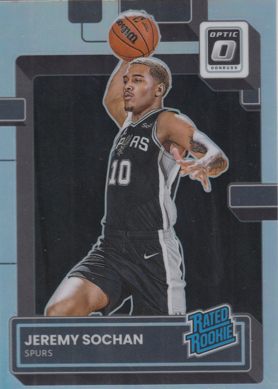 Jeremy Sochan 2022 Optic #236 Holo Price Guide - Sports Card Investor