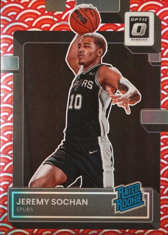 Jeremy Sochan 2022 Optic #236 Photon /(SSP) Rookie SGC 10