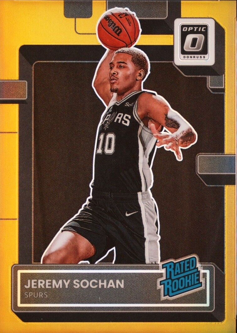 Jeremy Sochan 2022 Optic #236 Gold /10 Price Guide - Sports Card 