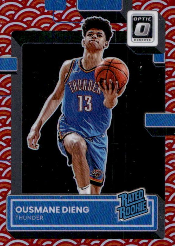 Ousmane Dieng 2022 Optic #220 Photon /(SSP) Rookie PSA 10