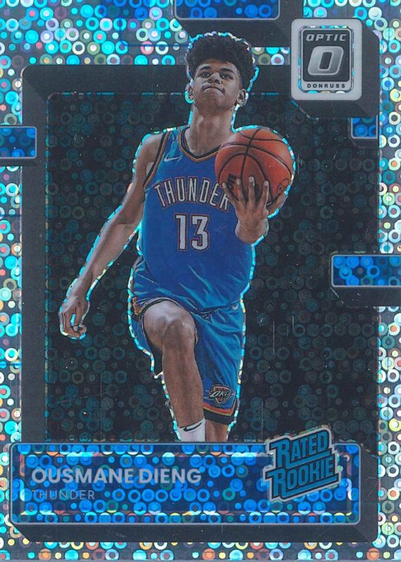 Ousmane Dieng 2022 Optic #220 Fast Break Rookie PSA 10