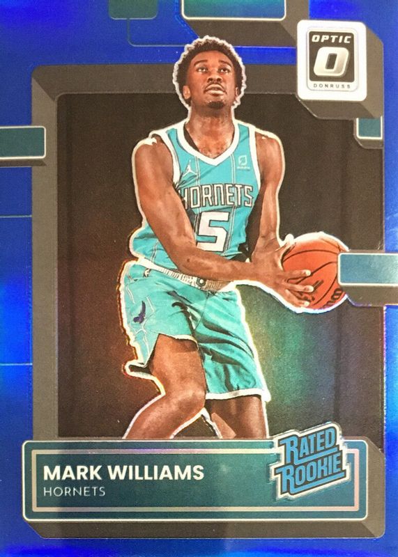 Mark Williams 2022 Optic #245 Blue /49 Rookie PSA 10