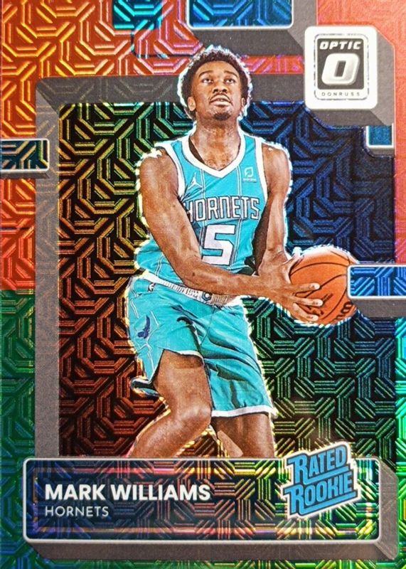 Mark Williams 2022 Optic #245 Choice Red & Green Rookie RAW