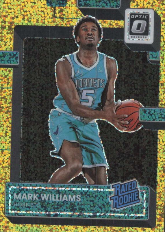Mark Williams 2022 Optic #245 Gold Sparkle /24 Rookie RAW