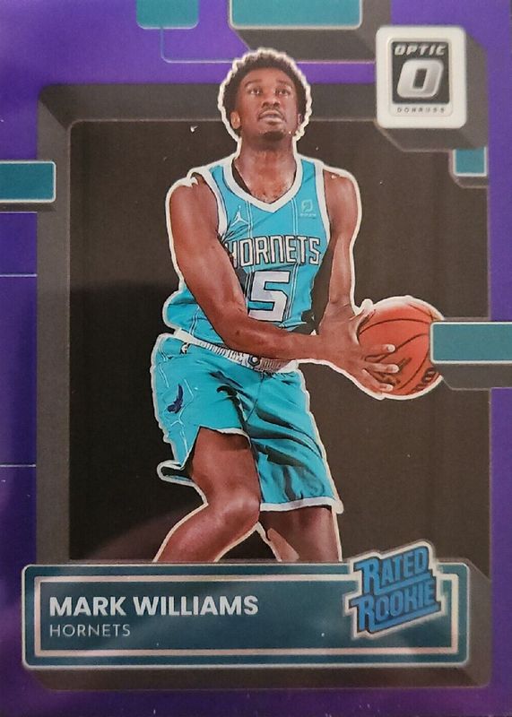 Mark Williams 2022 Optic #245 Purple Rookie PSA 10