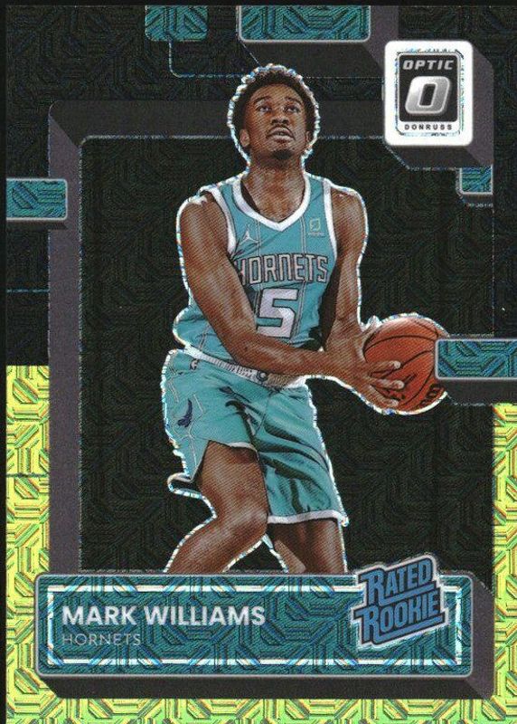 Mark Williams 2022 Optic #245 Choice Black Gold /8 Rookie PSA 10