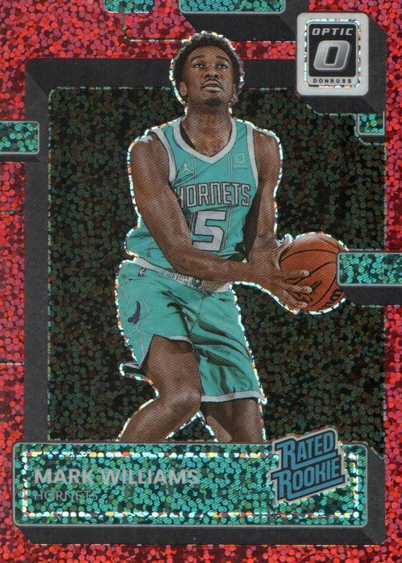 Mark Williams 2022 Optic #245 Red Sparkle Rookie PSA 10