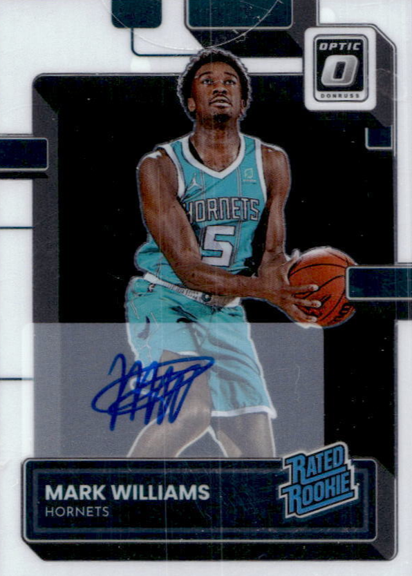 Mark Williams 2022 Optic #245 Rated Rookie Signatures Price