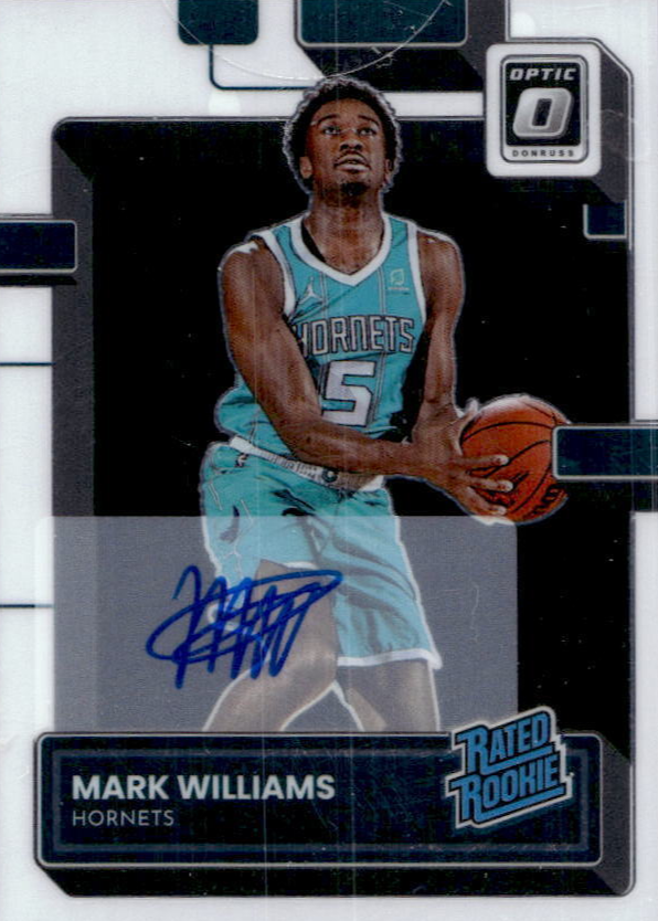 Mark Williams 2022 Optic #245 Rated Rookie Signatures Price Guide 